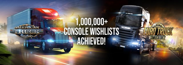 Euro Truck Simulator 2 & ATS: Über 1 Million Konsolen-Wunschlisten Bild Euro Truck Simulator 2 & ATS: Über 1 Million Konsolen-Wunschlisten Screenshot Euro Truck Simulator 2 & ATS: Über 1 Million Konsolen-Wunschlisten Foto