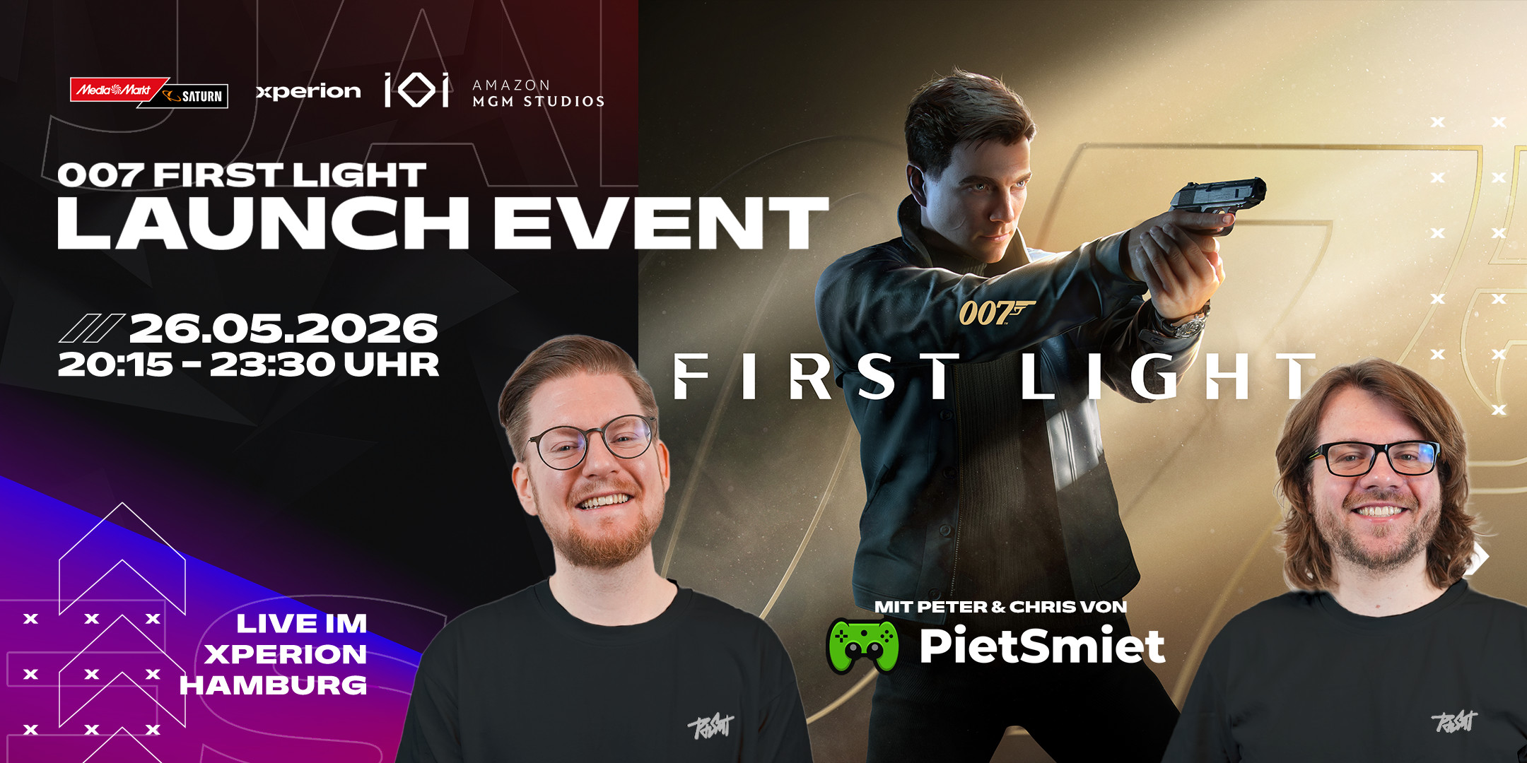 007 First Light: Kostenloses Launch-Event mit PietSmiet in Hamburg
