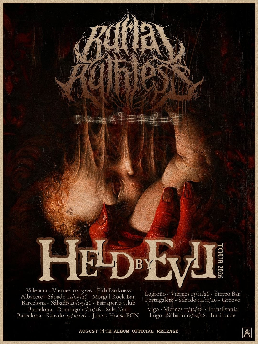 Burial Ruthless: Debütalbum Held By Evil erschienen