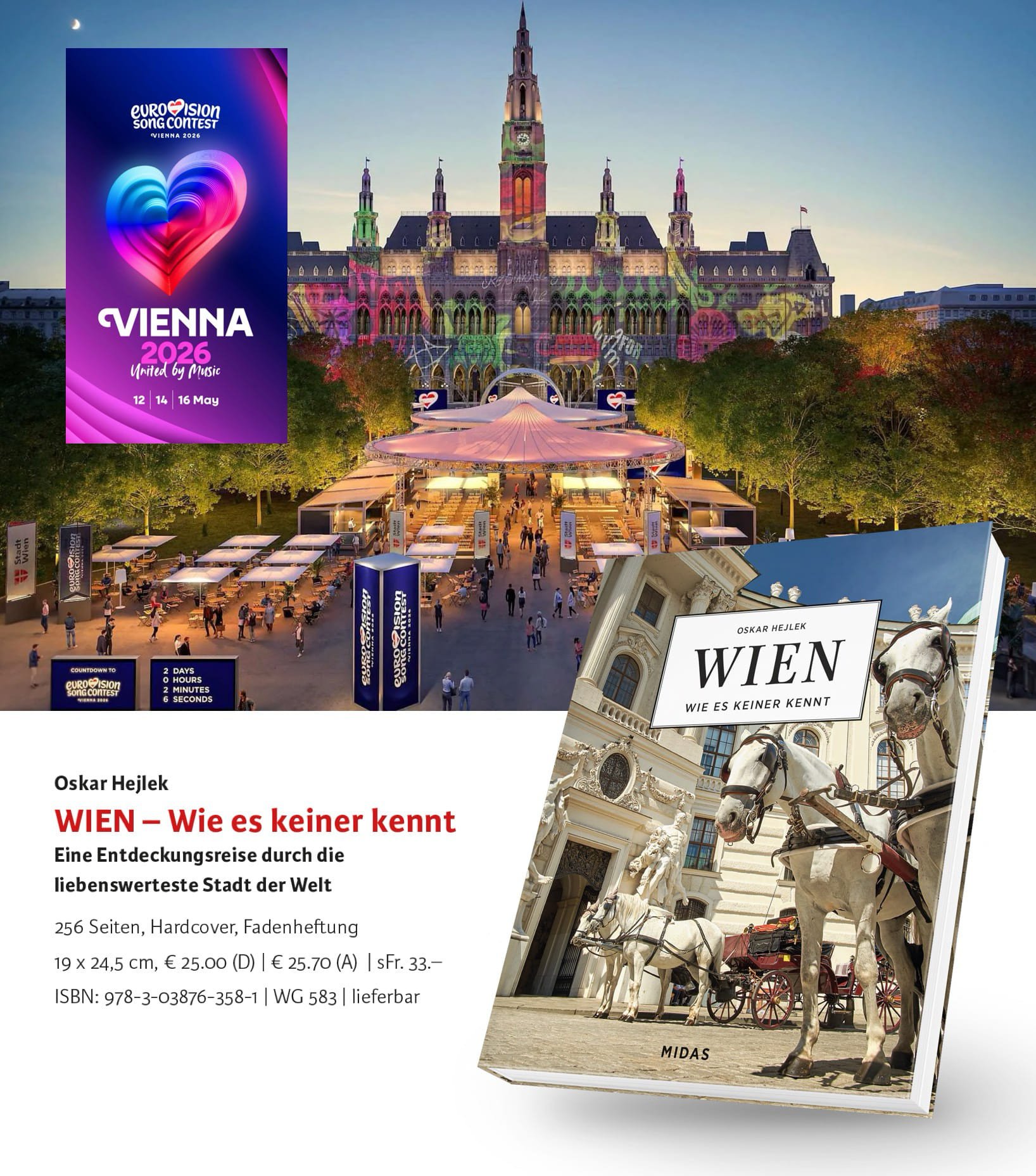Der Stadtführer zum ESC 2026: Blick auf Wien