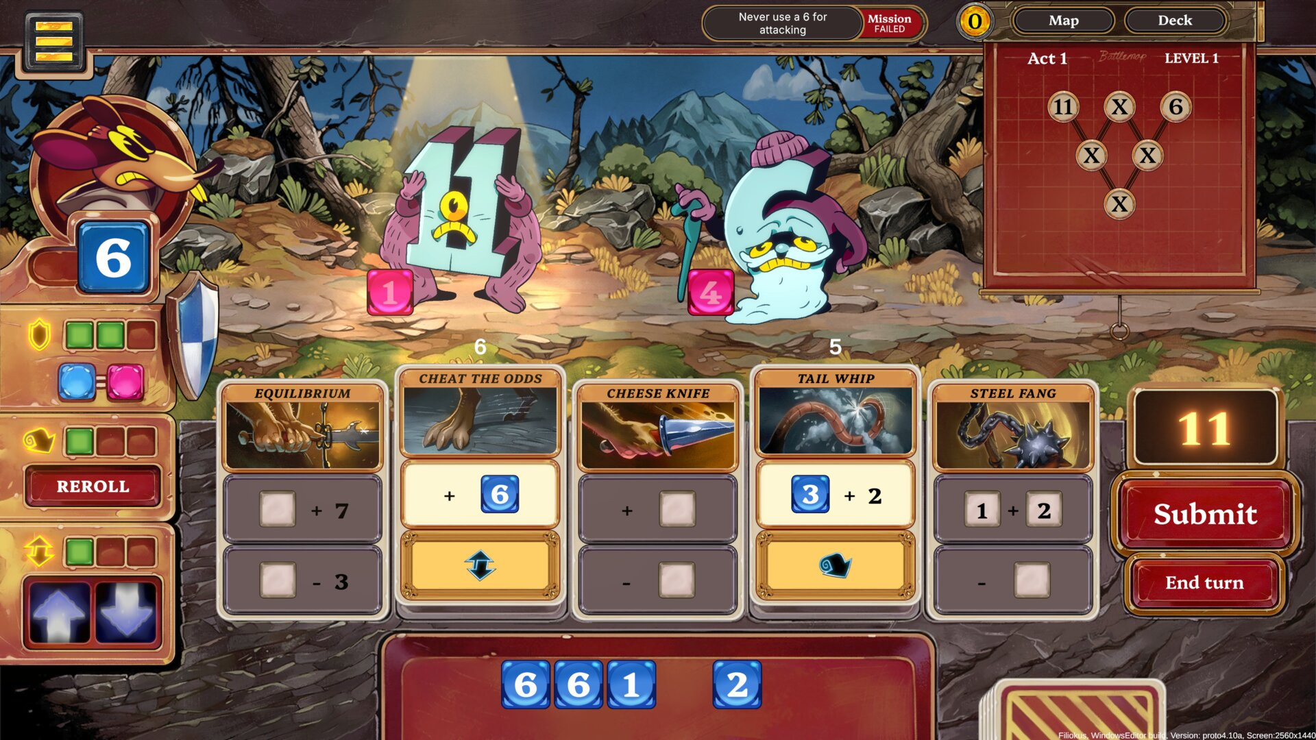 Talystro: Kostenlose Demo des Mathe-Deckbuilders auf Steam