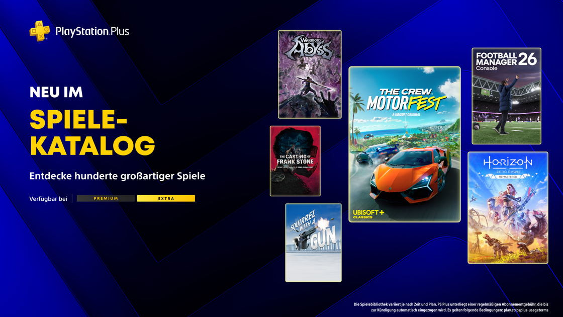 PlayStation Plus: Die neuen Spiele im April