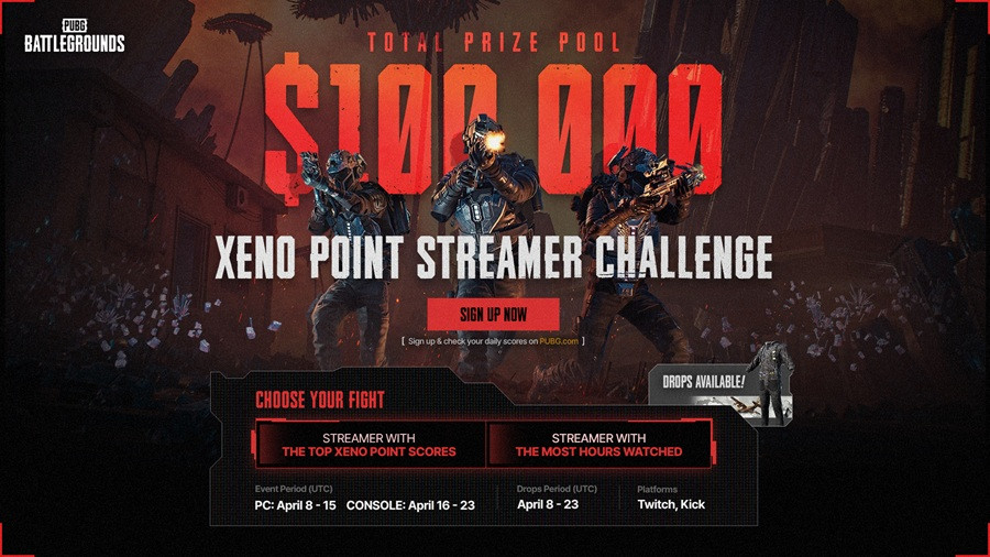 PUBG: Battlegrounds – Konsolenphase der Xeno Point Challenge