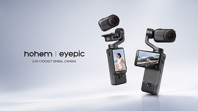 Hohem Eyepic: 2-in-1-Gimbal-Kamera mit vertikalem 4K