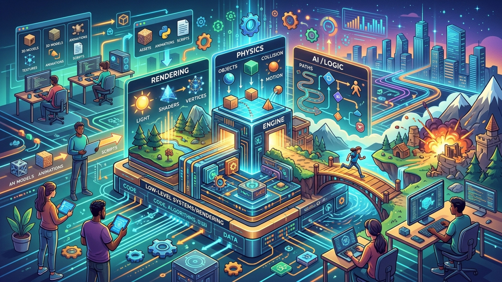 Game Engine – Aufbau, Funktionsweise und Bedeutung in der Spieleentwicklung