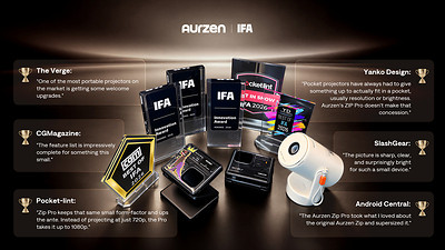 IFA 2026: Aurzen präsentiert neue mobile Taschenprojektoren