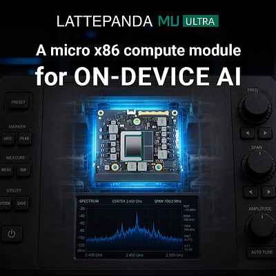 LattePanda Mu Ultra: Kompaktes x86-Modul für KI-Anwendungen