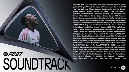 EA Sports FC 27: EA enthüllt riesigen Soundtrack mit 120 Songs