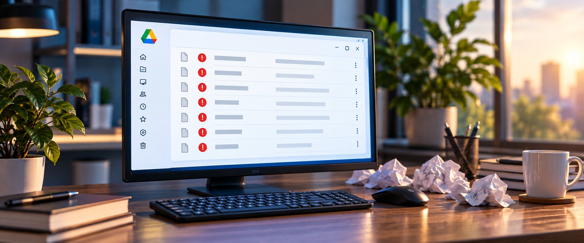 Google Drive Fehlerliste leeren