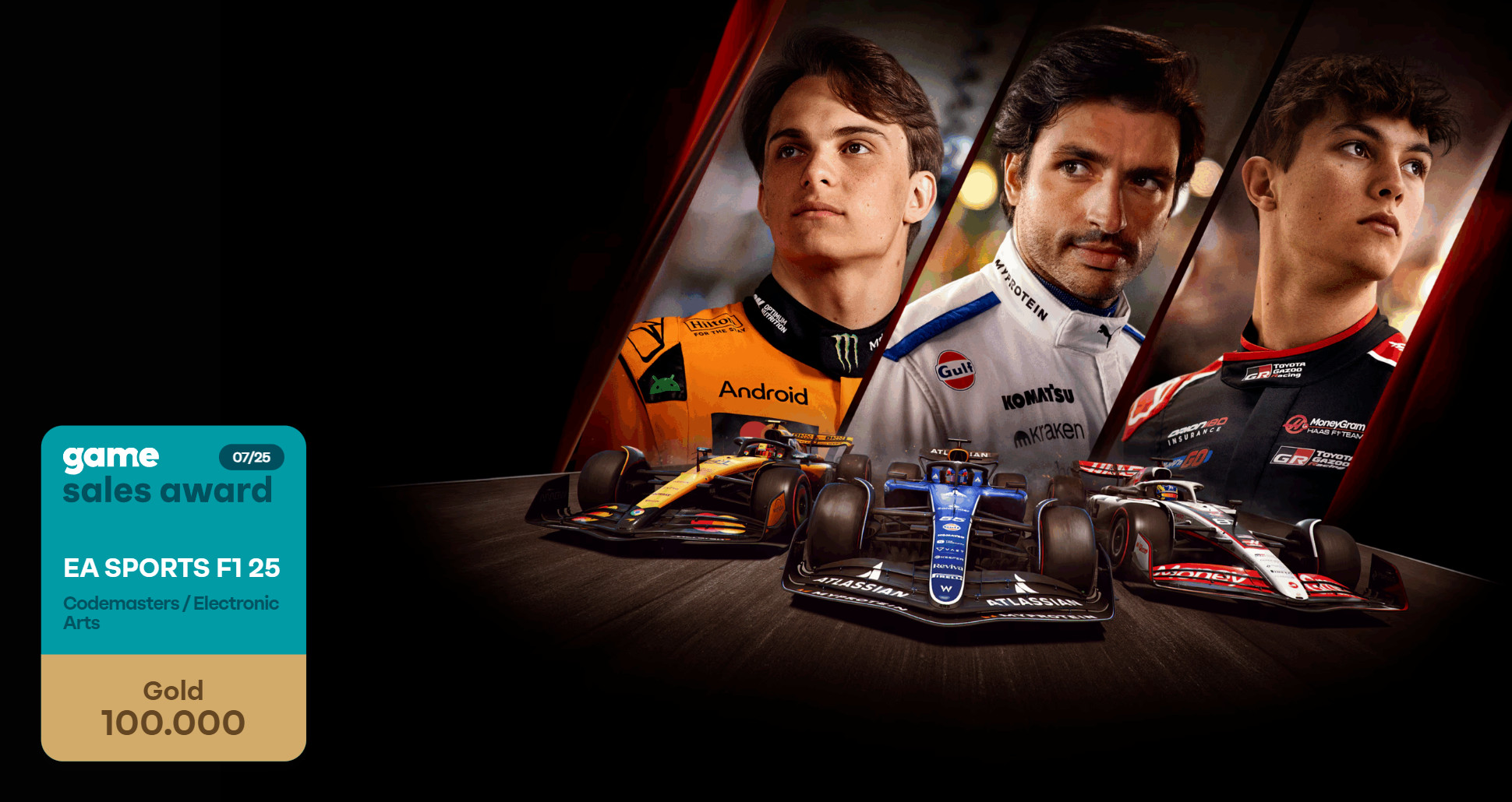 EA Sports F1 25: Gold-Award für das Rennspiel Bild EA Sports F1 25: Gold-Award für das Rennspiel Screenshot EA Sports F1 25: Gold-Award für das Rennspiel Foto