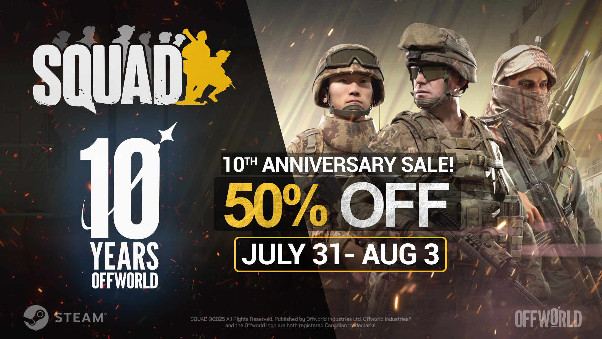 Offworld feiert 10 Jahre mit Sale und Gratis-Wochenenden Bild Offworld feiert 10 Jahre mit Sale und Gratis-Wochenenden Screenshot Offworld feiert 10 Jahre mit Sale und Gratis-Wochenenden Foto