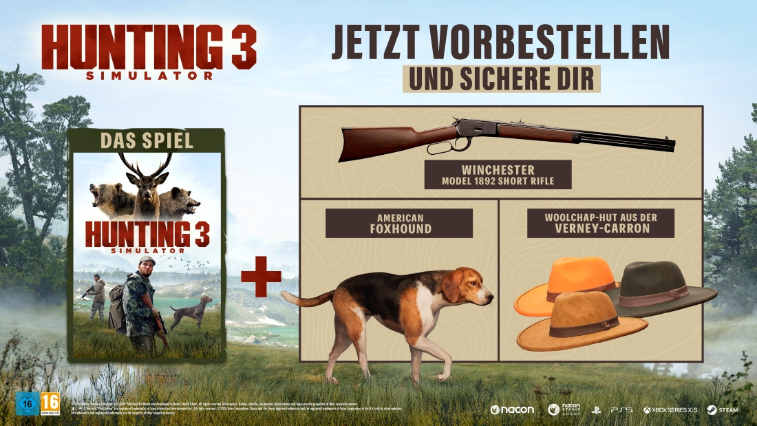 Hunting Simulator 3: Gameplay-Trailer zeigt neue Jagd-Mechaniken Bild Hunting Simulator 3: Gameplay-Trailer zeigt neue Jagd-Mechaniken Screenshot Hunting Simulator 3: Gameplay-Trailer zeigt neue Jagd-Mechaniken Foto
