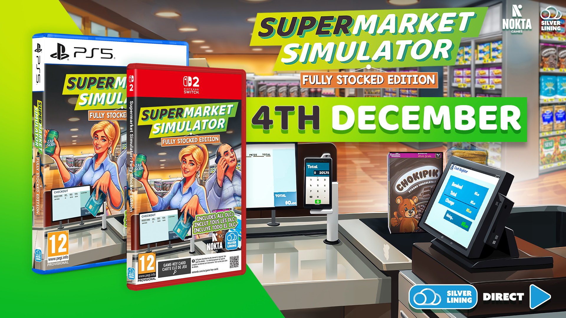Supermarket Simulator: Physische Version für PS5 & Switch 2 kommt