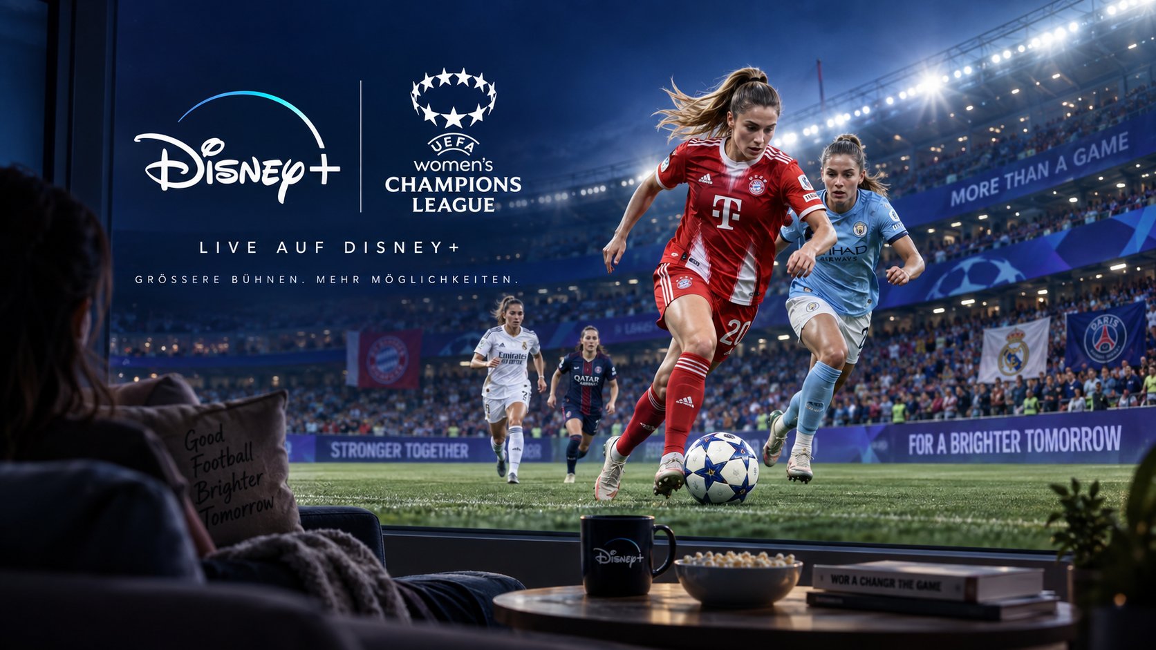 UEFA Women's Champions League: Disney+ zeigt alle Spiele live