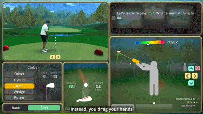 Normal Golf Game: Das schräge Golfabenteuer von Luke Muscat ist da Screenshot