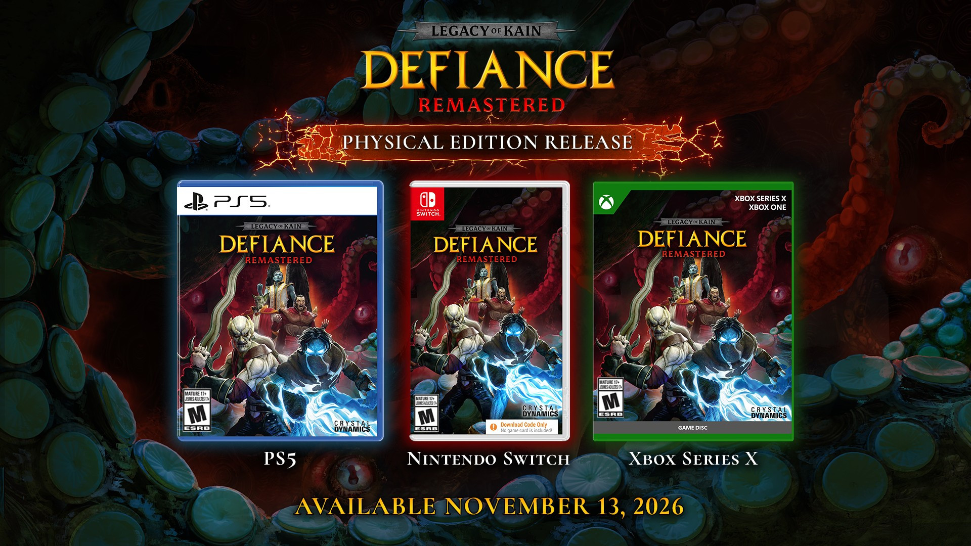 Legacy of Kain: Defiance Remastered erscheint als physische Version