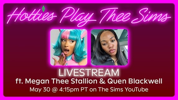Sims 4: Megan Thee Stallion streamt auf Dream Con Bild Sims 4: Megan Thee Stallion streamt auf Dream Con Screenshot Sims 4: Megan Thee Stallion streamt auf Dream Con Foto