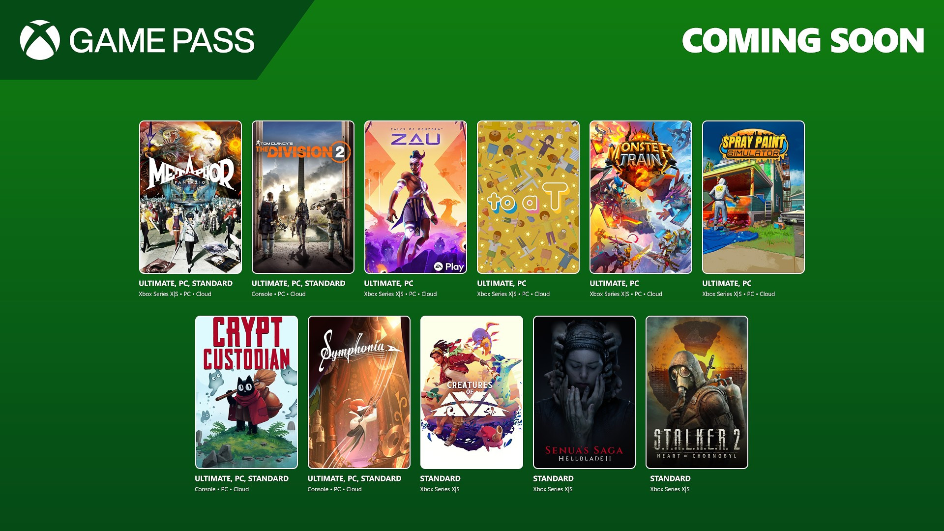 Xbox Game Pass: Diese Titel ergänzen den Katalog im Mai und Juni