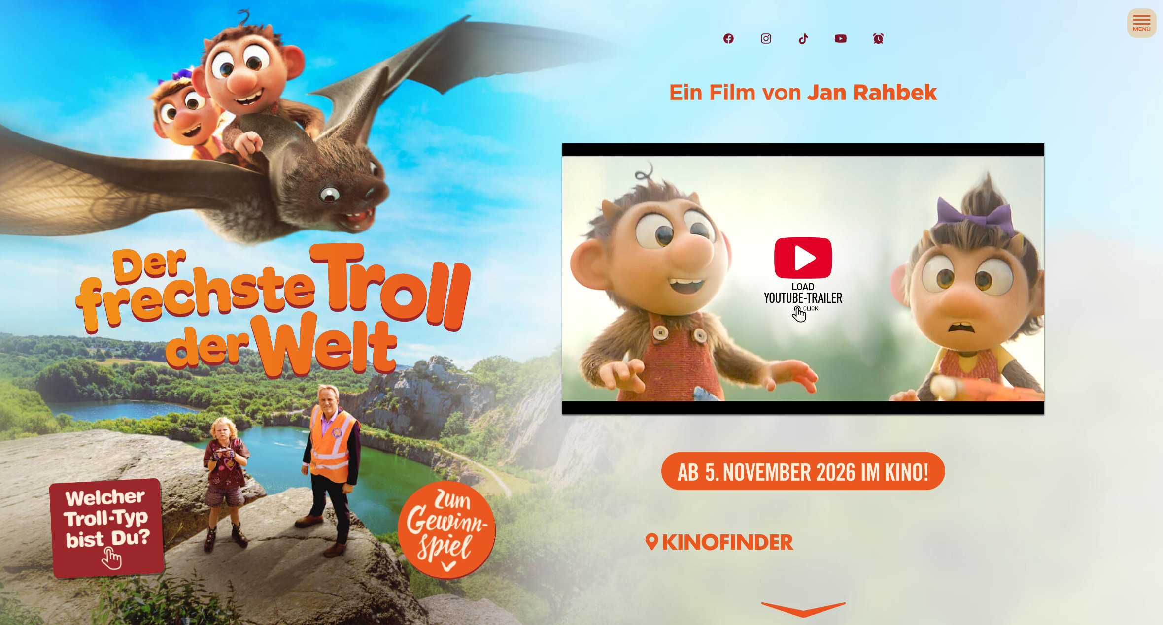 Der frechste Troll der Welt: Filmwebsite geht an den Start