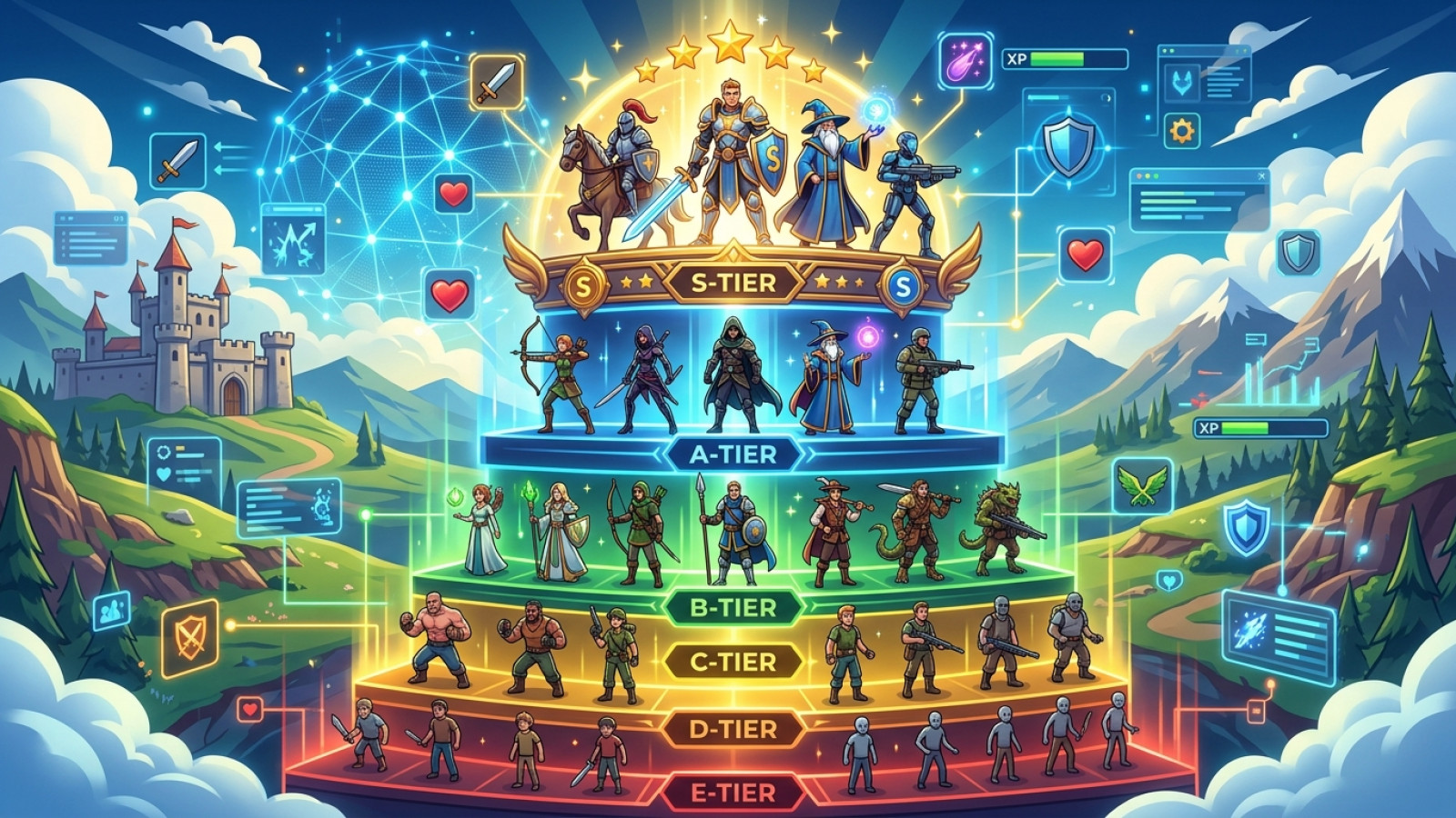 Tier-List in Spielen: Bedeutung, Einteilung und Einfluss auf das Gameplay
