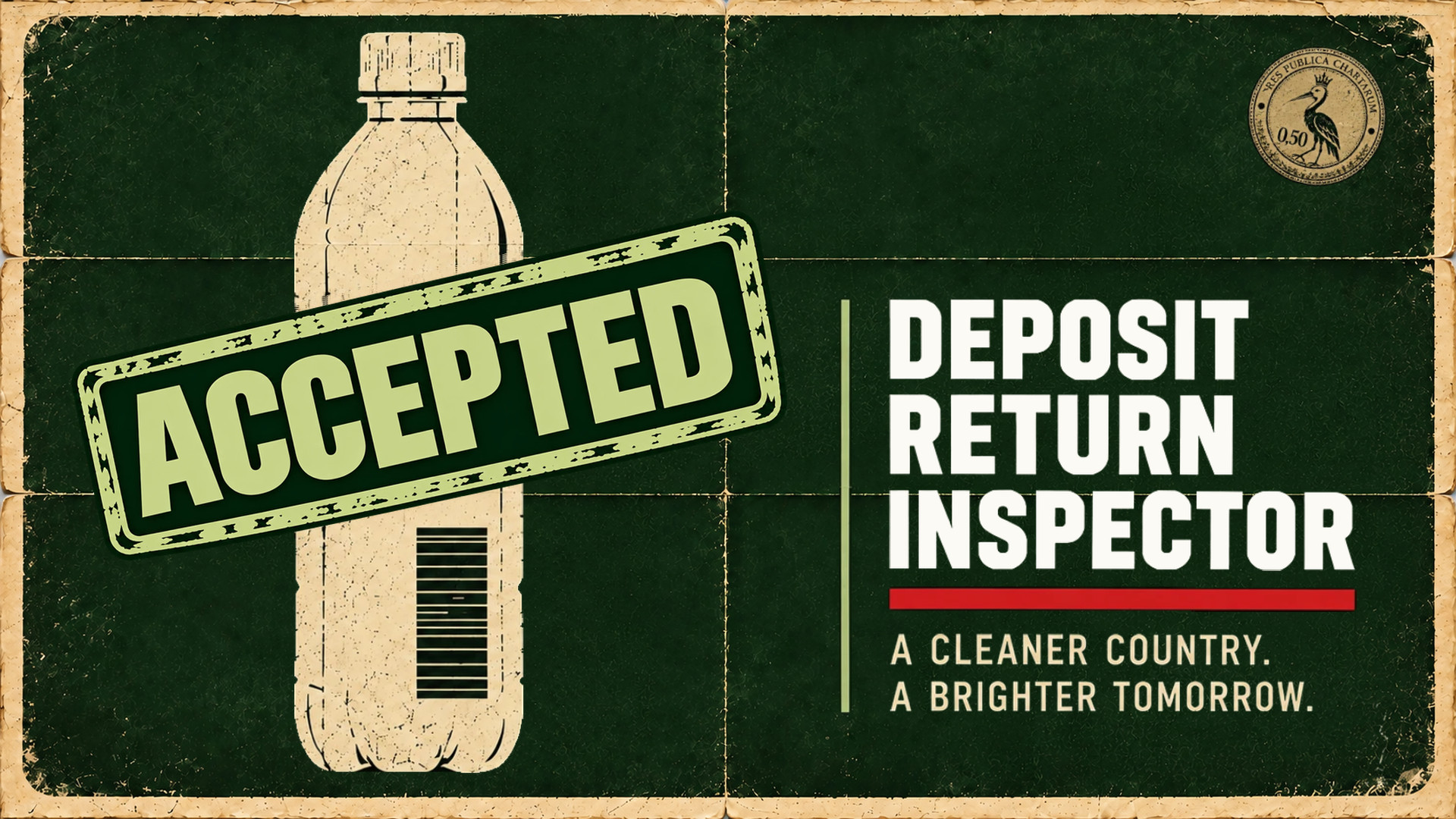 Accepted: Deposit Return Inspector – Simulation hinterm Pfandautomat