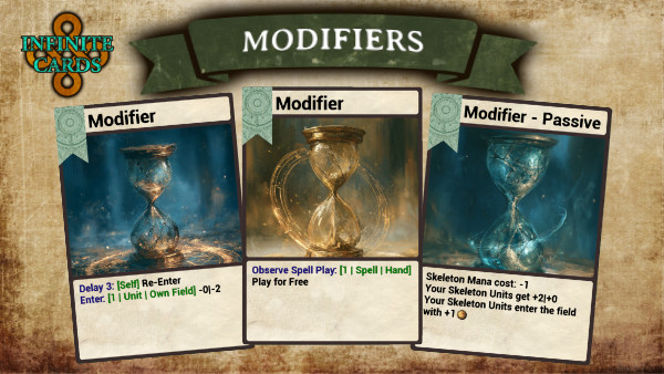 Infinite Cards: Großes Modifikatoren-Update erweitert Deckbuilder