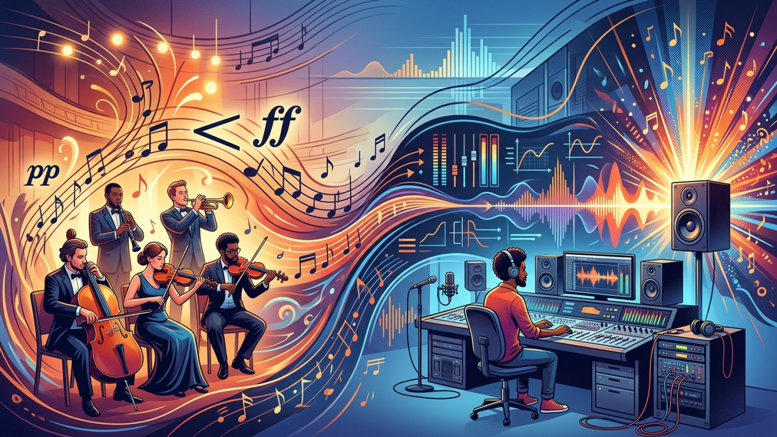 Dynamik in der Musik: Bedeutung, Entwicklung und Tontechnik