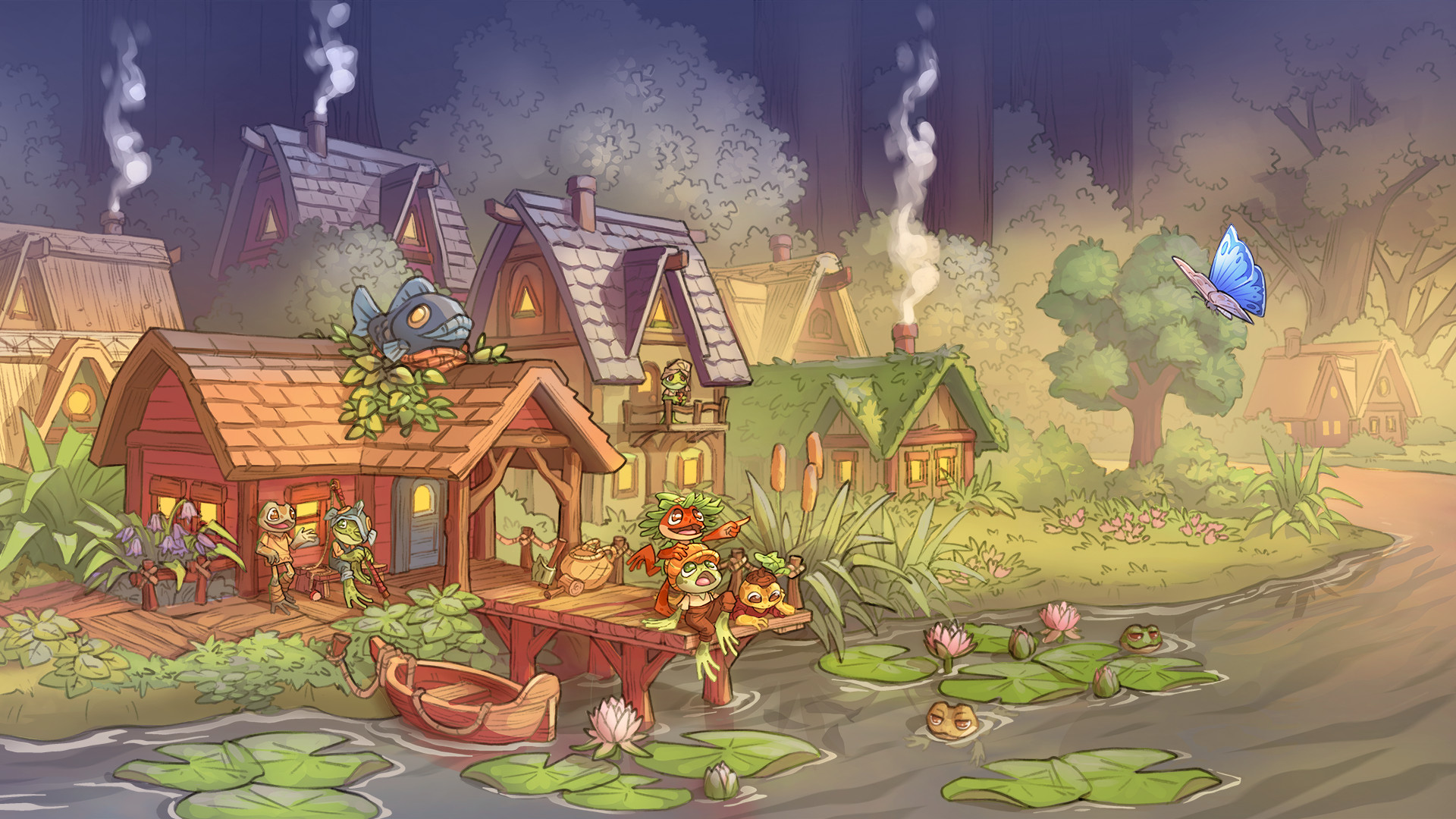 Croakwood: Neues Aufbauspiel von den Parkitect-Machern