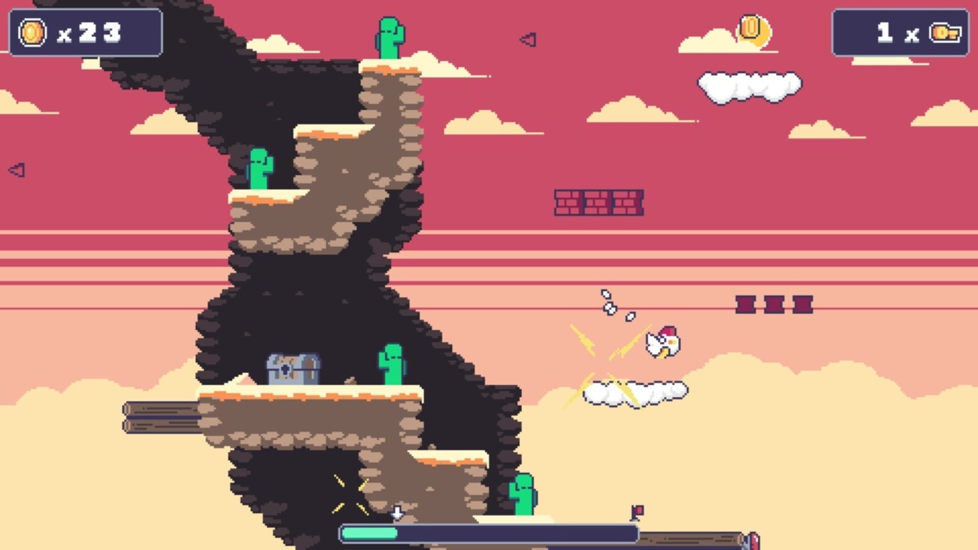 Chicken Climber: Vertikaler Platformer für Konsolen angekündigt Screenshot