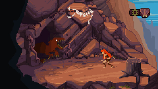 Theropods: Wortloses Steinzeit-Adventure nach 10 Jahren erschienen Screenshot 6