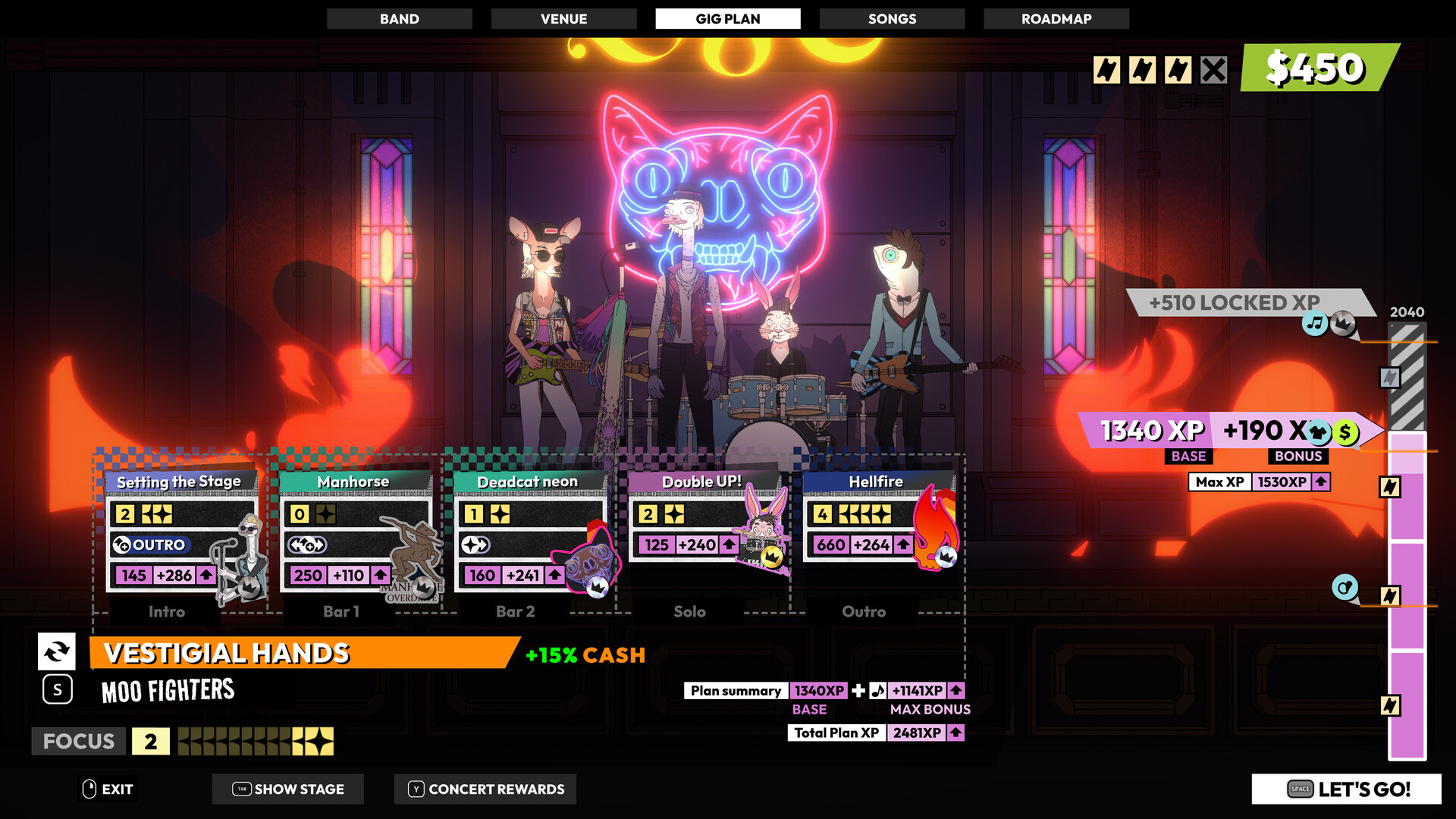 Rockbeasts: Gameplay-Einblicke in die 90er-Band-Sim Screenshot