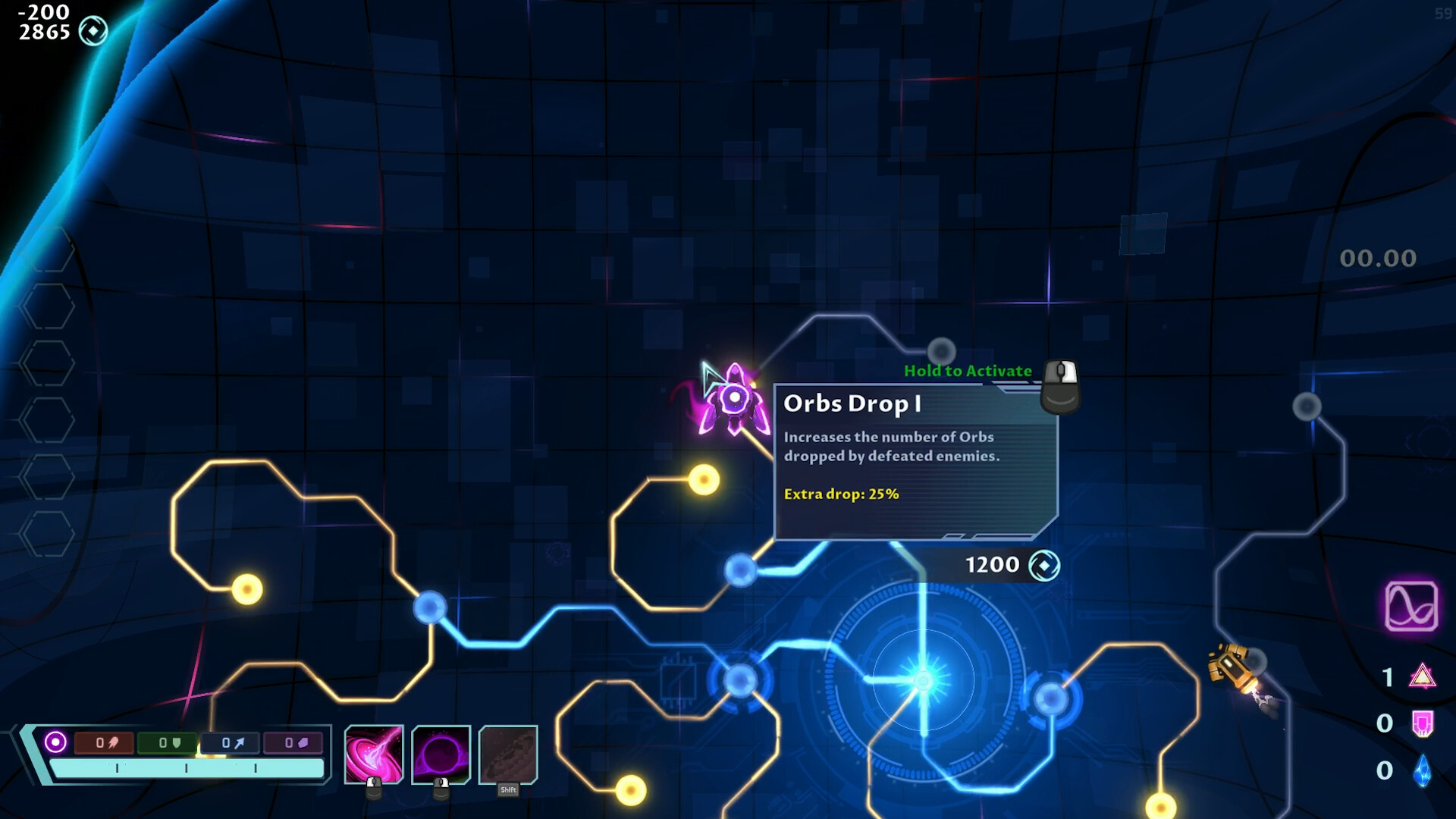 Galactic Glitch: Physik-Roguelike startet auf Steam Screenshot