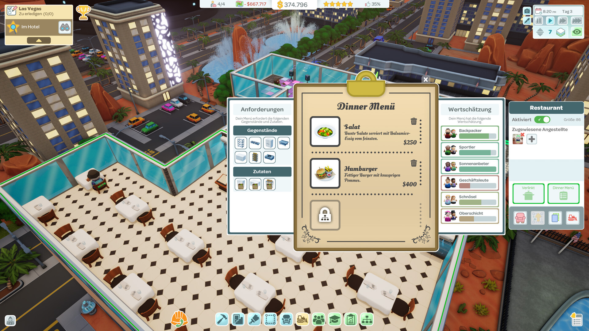 Hotel Architect: Hotfix #02 veröffentlicht Screenshot