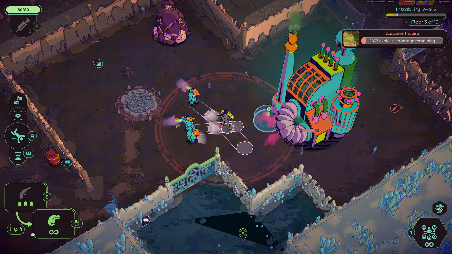 Enter the Chronosphere: Rundenbasierter Bullet-Hell-Shooter startet Screenshot