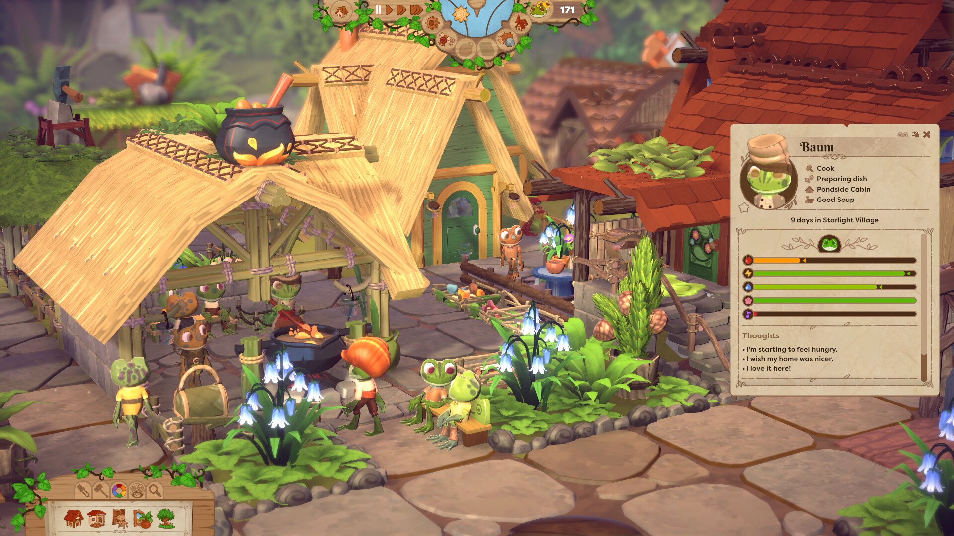 Croakwood: Parkitect-Macher geben Update zum Frosch-Aufbauspiel