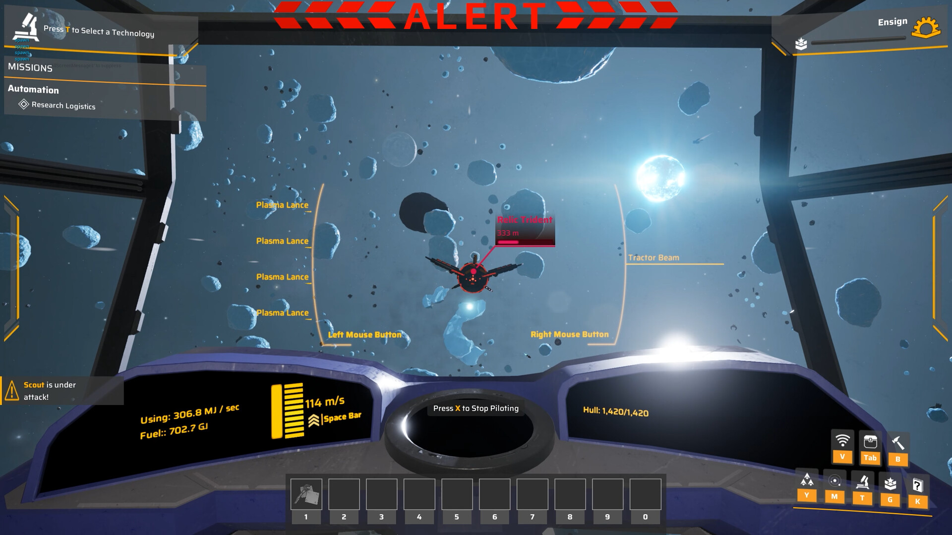 Main Sequence: Kostenloser Steam-Playtest des Weltraum-Fabrikspiels Screenshot