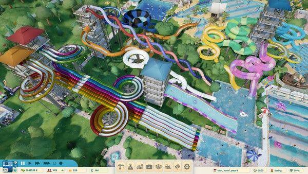 Aquapark Tycoon: Wasserrutschen-Guide veröffentlicht, Demo kommt noch im Mai Screenshot 1