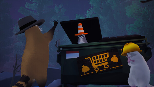 Dumpster Gang: Waschbären-Chaos im Koop für PC angekündigt Screenshot 2