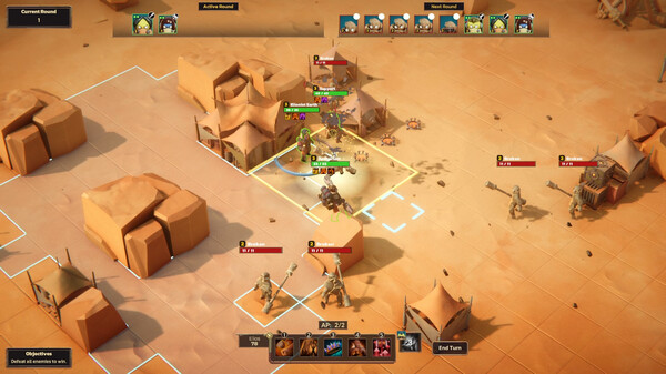 Dunebound Tactics: Rundenbasiertes Taktik-Roguelite auf Steam erschienen Screenshot 1