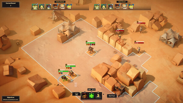 Dunebound Tactics: Rundenbasiertes Taktik-Roguelite auf Steam erschienen Screenshot 9