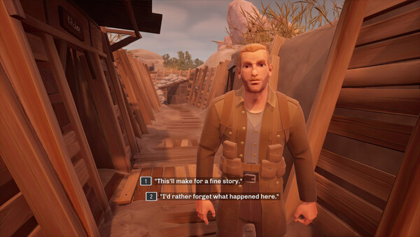 The Caribou Trail enthüllt: WWI-Narrative-Adventure Screenshot 9