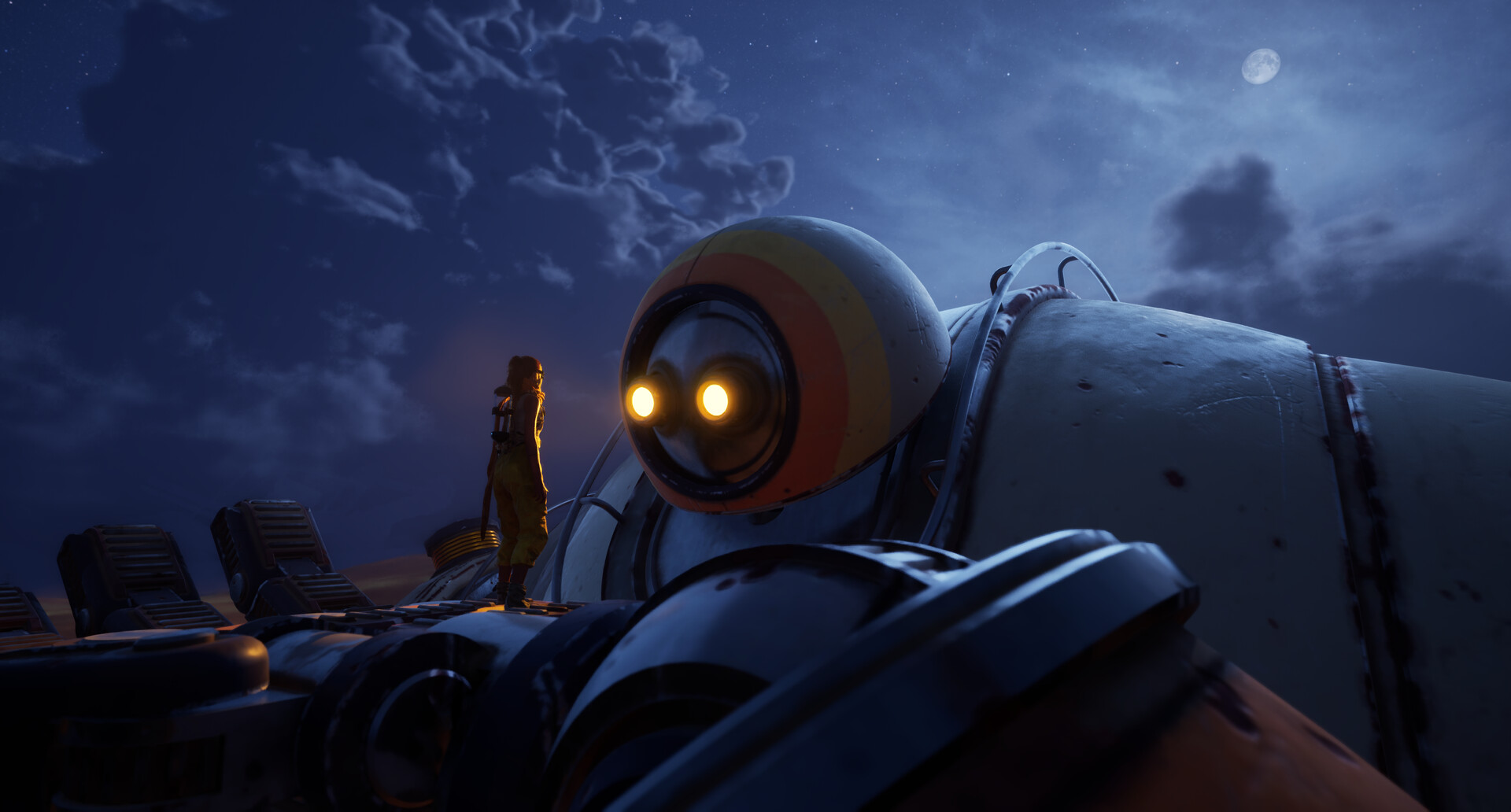 Hello Sunshine: Neuer Trailer zeigt Überlebenskampf im Roboterschatten