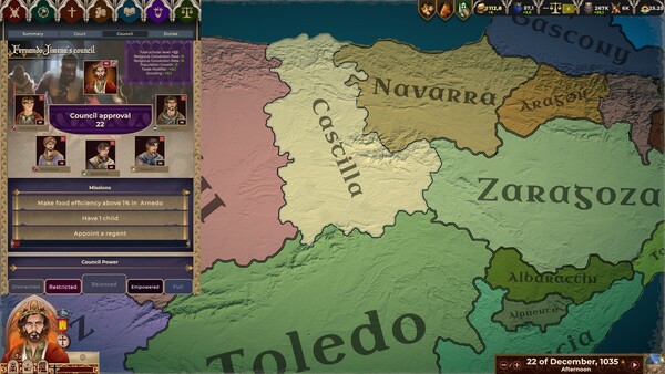 Crown of Hispania: Neues Großstrategiespiel zur Reconquista Screenshot 4