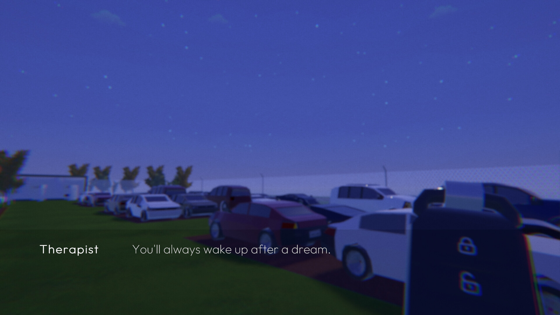 A Dream About Parking Lots: Surreales Abenteuer für Konsolen Screenshot