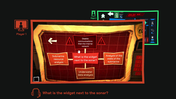 Kooperation gegen den Weltkrieg in How 2 Escape: Lost Submarine Screenshot 4