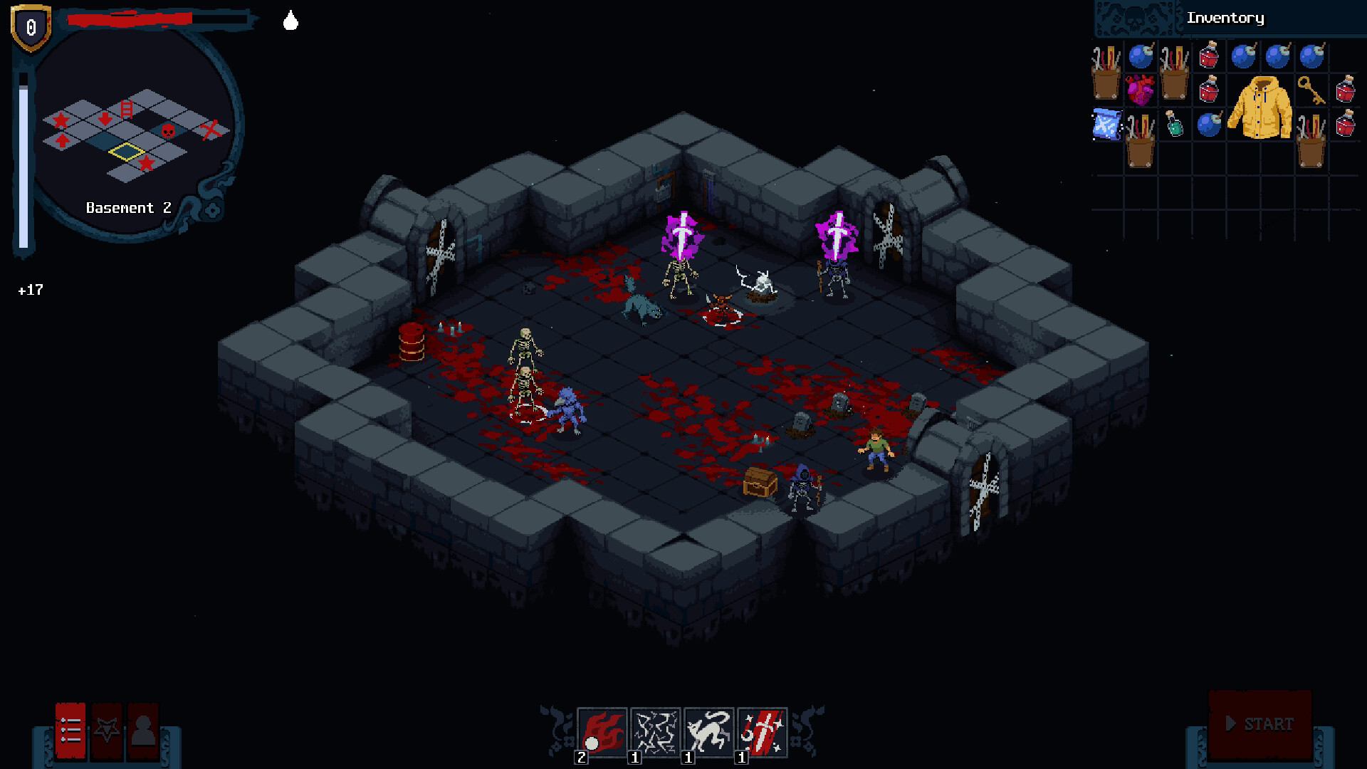 Bad House: Auto-Battler-Abenteuer im verfluchten Keller angekündigt Screenshot