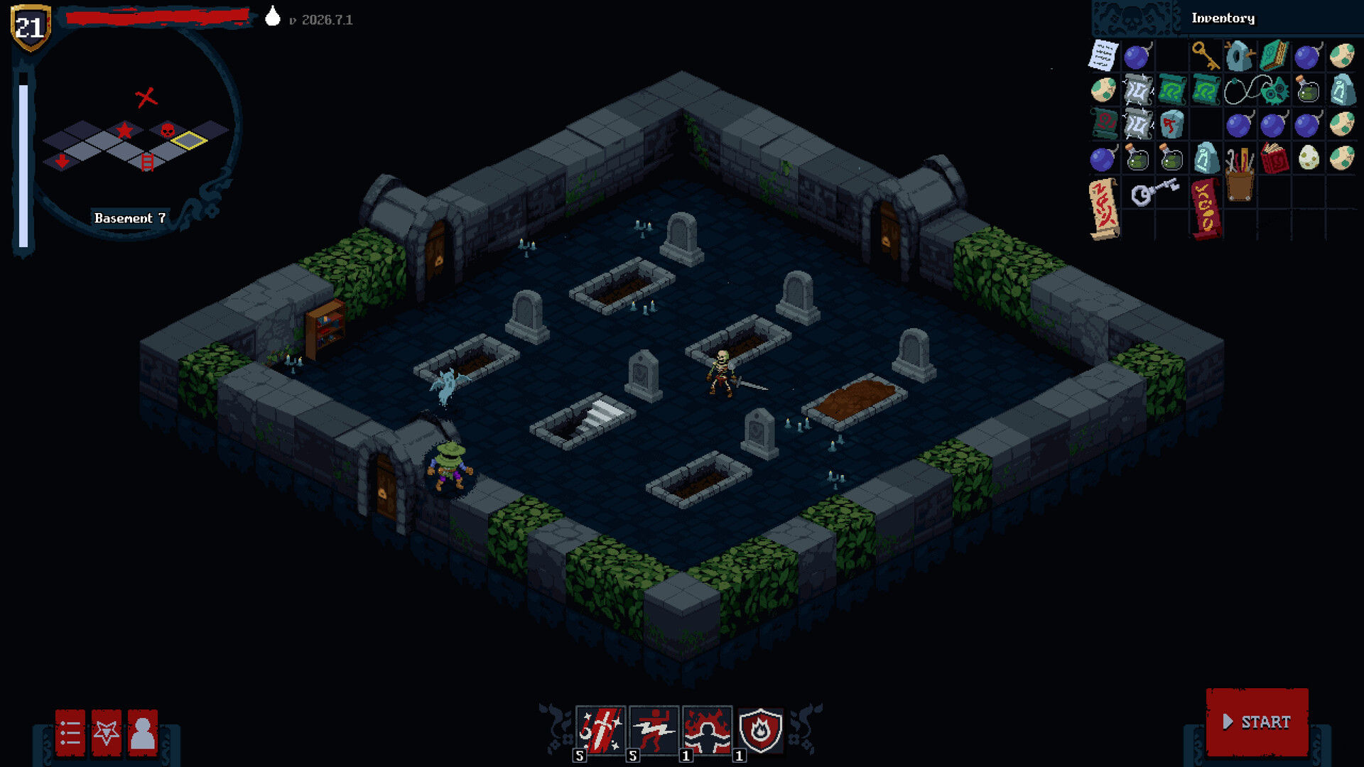 Bad House: Auto-Battler-Abenteuer im verfluchten Keller angekündigt Screenshot