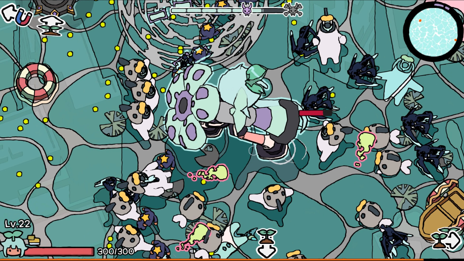 Hips N Noses: Café-Roguelike bekommt überarbeitetes Kampfsystem Screenshot