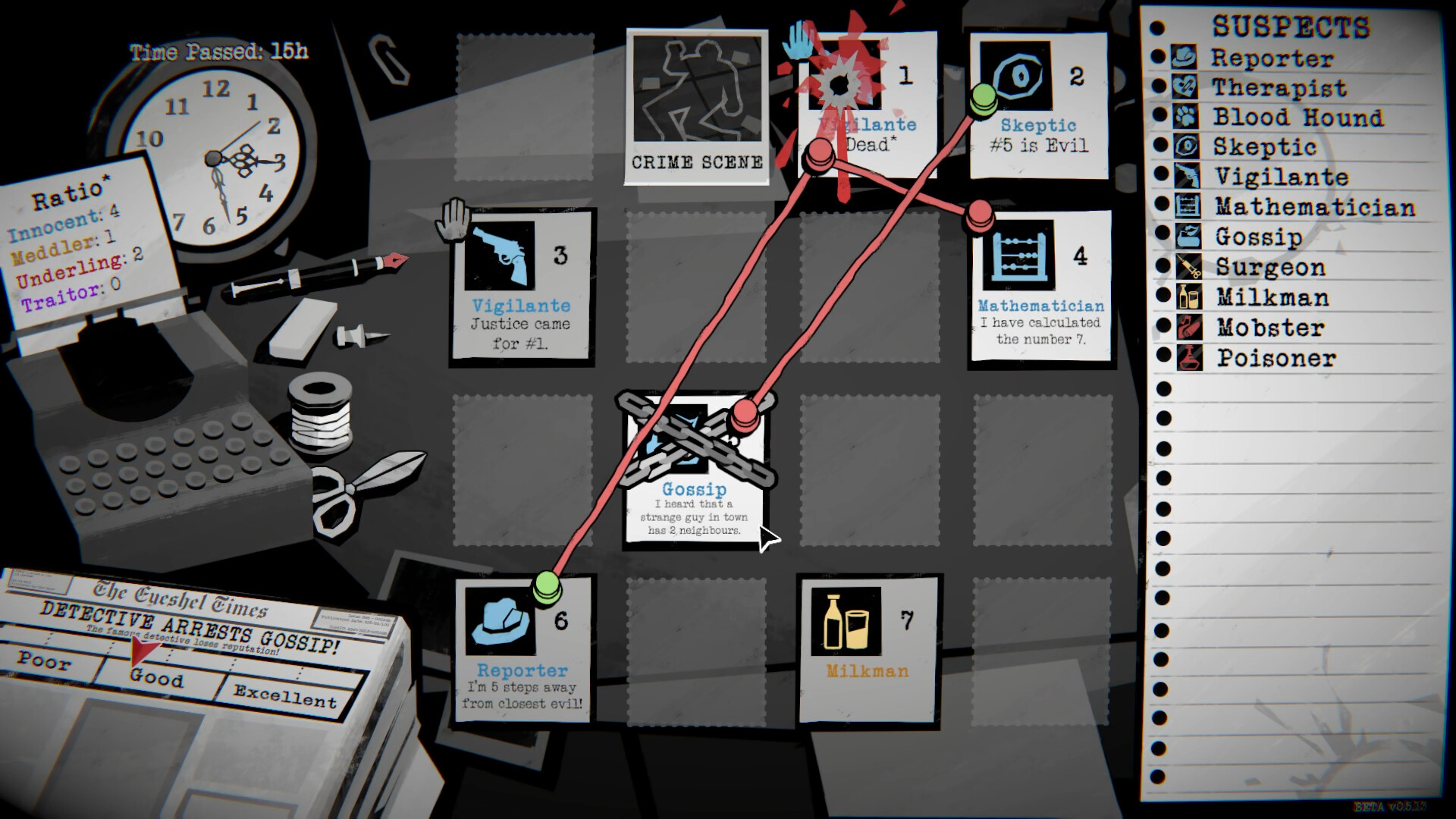 Dupery: Solo-Detektivspiel startet ARG-Aktion und neue Demo Screenshot
