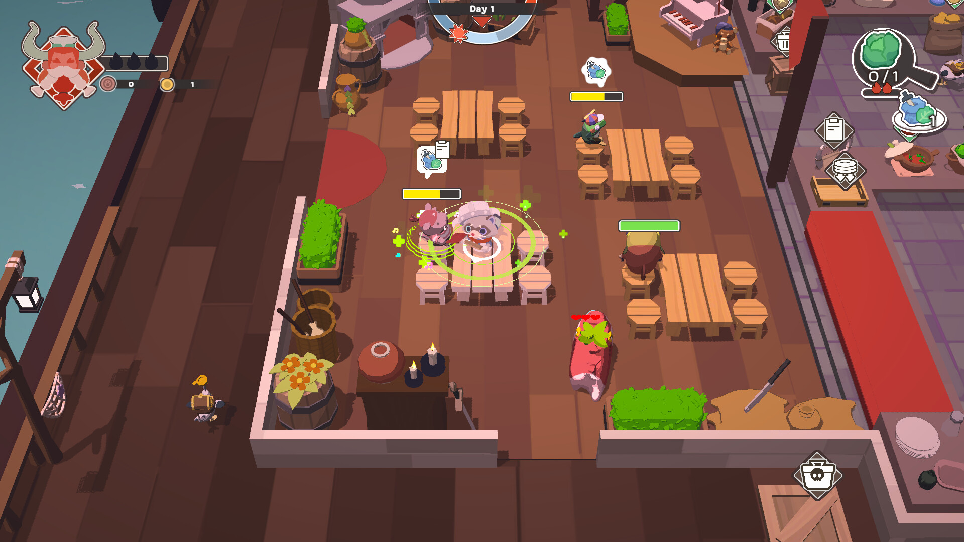 Sous Raccoon: Das niedliche Koch-Roguelite verlässt den Early Access Screenshot